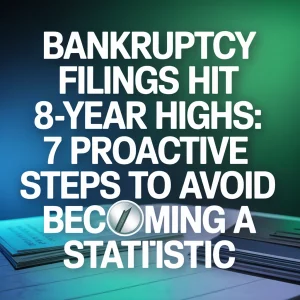 Bankruptcy Filings Hit 8-Year Highs: 7 Proactive Steps to Avoid Becoming a Statistic